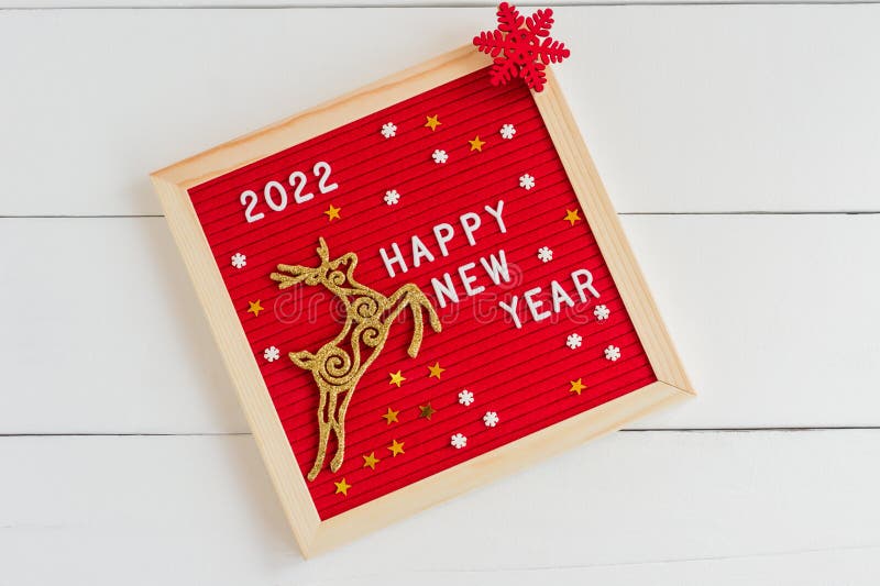 3D Red New Year 2022 On White Background Stock Photo, Picture and Royalty  Free Image. Image 75683722.