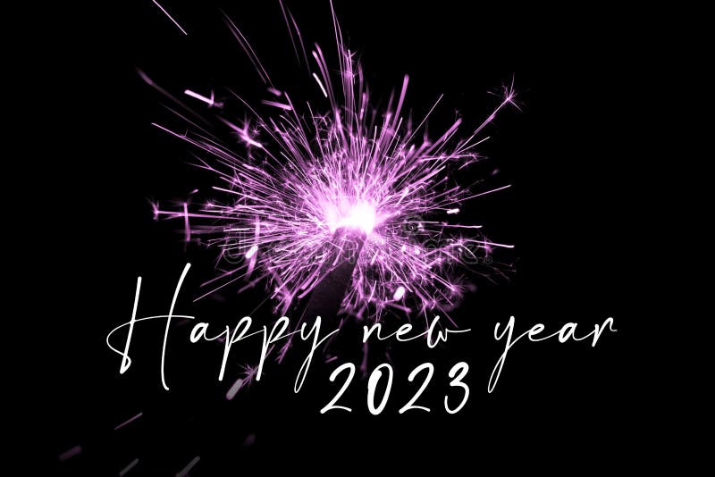 Happy new year 2023 fireworks hi-res stock photography and images