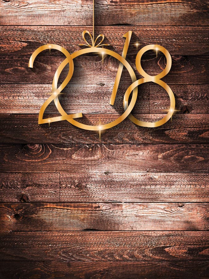 2018 Happy New Year seasonal background with real wood green pine. 2018 Happy New Year seasonal background with real wood background., Aged parquet of pine wood stock images 2018 Happy New Year seasonal background with real wood green pine. 2018 Happy New Year seasonal background with real wood background., Aged parquet of pine wood stock images