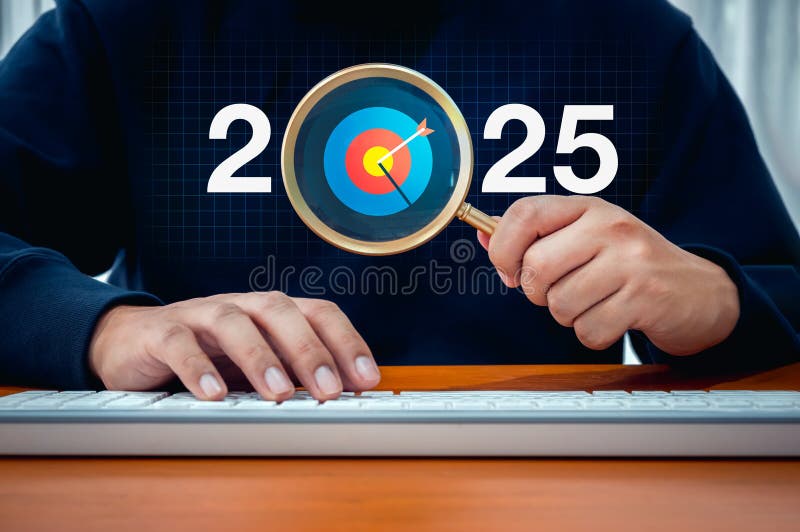 Happy New Year 2025 with Technology Trends, Business Goal and Success
