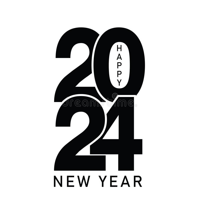 2024 Text Sign Illustration Stock Vector Illustration of abstract