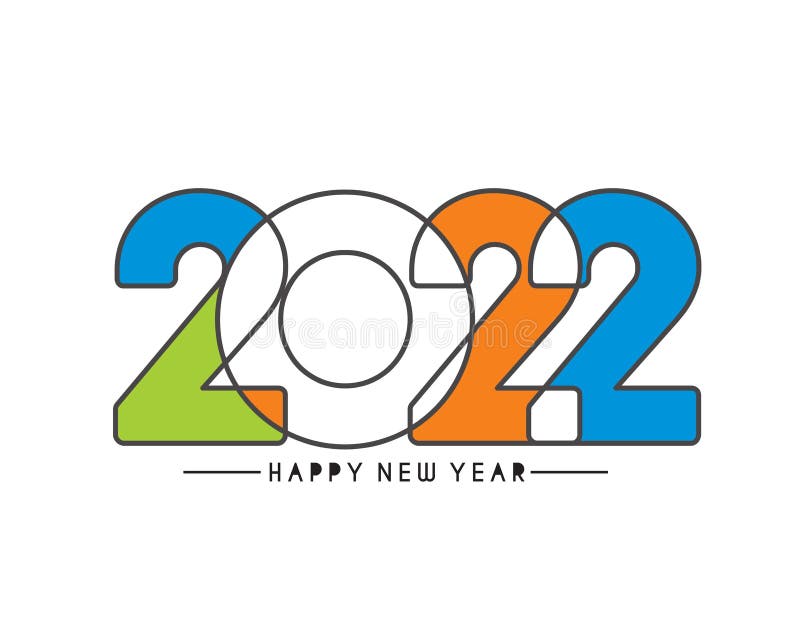 Happy New Year 2018 - 2017 Text Design Stock Vector - Illustration of ...