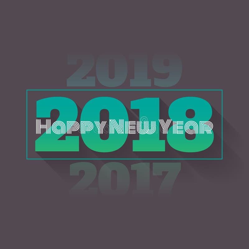 Happy New Year 2018 with Vanishing 2017 and 2019 - Vector Illustration vector illustration Happy New Year 2018 with Vanishing 2017 and 2019 - Vector Illustration vector illustration