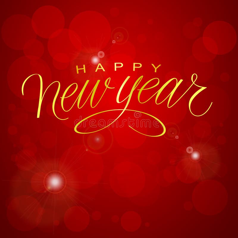 Happy New Year stock illustration