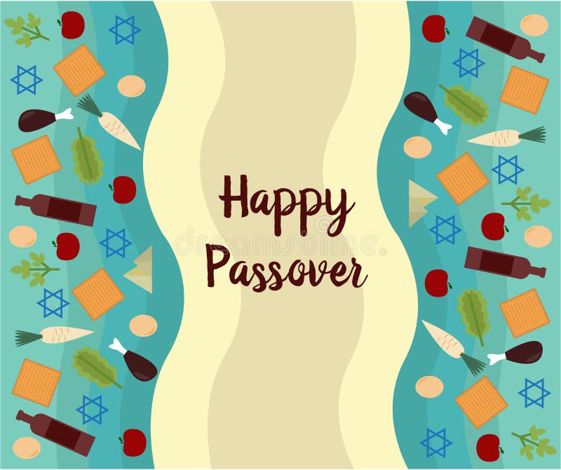 Happy Passover holiday stock vector. Illustration of celebration ...