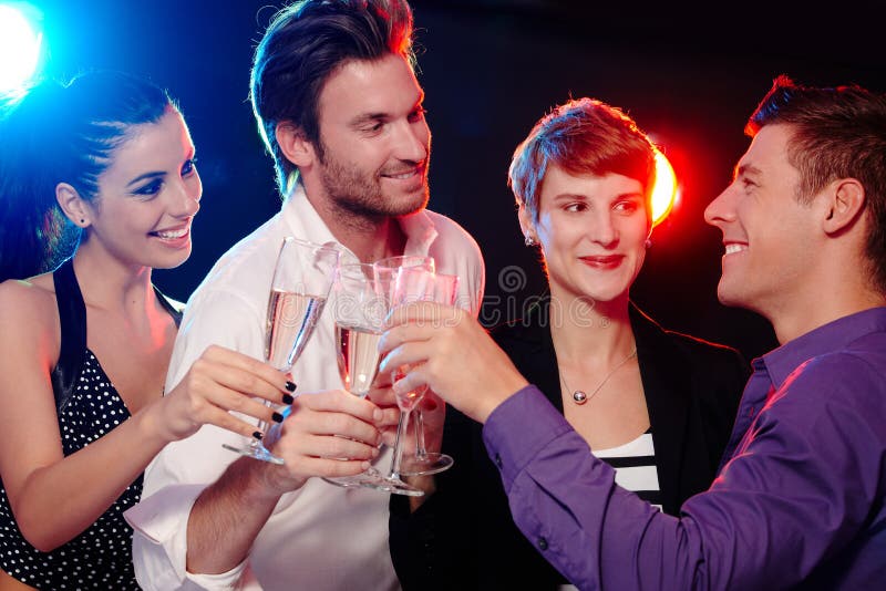 Happy People in Park Laughing Stock Image - Image of chatting, color ...