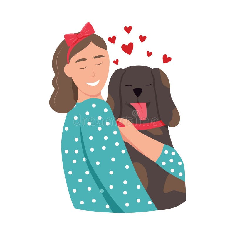 Dog Owners. Happy Cartoon People Walking and Playing with Pets. Characters Hugging Puppies and Spending Time. Men and Stock Vector - Illustration of animal, together: 210402799 Dog Owners. Happy Cartoon People Walking and Playing with Pets. Characters Hugging Puppies and Spending Time. Men and Stock Vector - Illustration of animal, together: 210402799