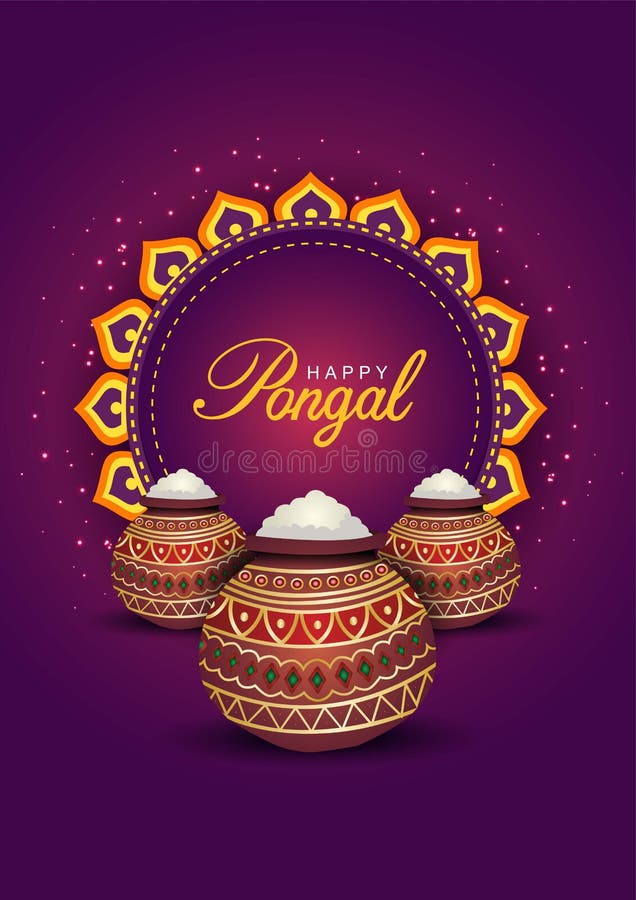 Happy Pongal Celebrations Banner, Template or Poster Design. South Indian  Harvest Festival with Religious Offerings and Stock Vector - Illustration  of festive, food: 205214922