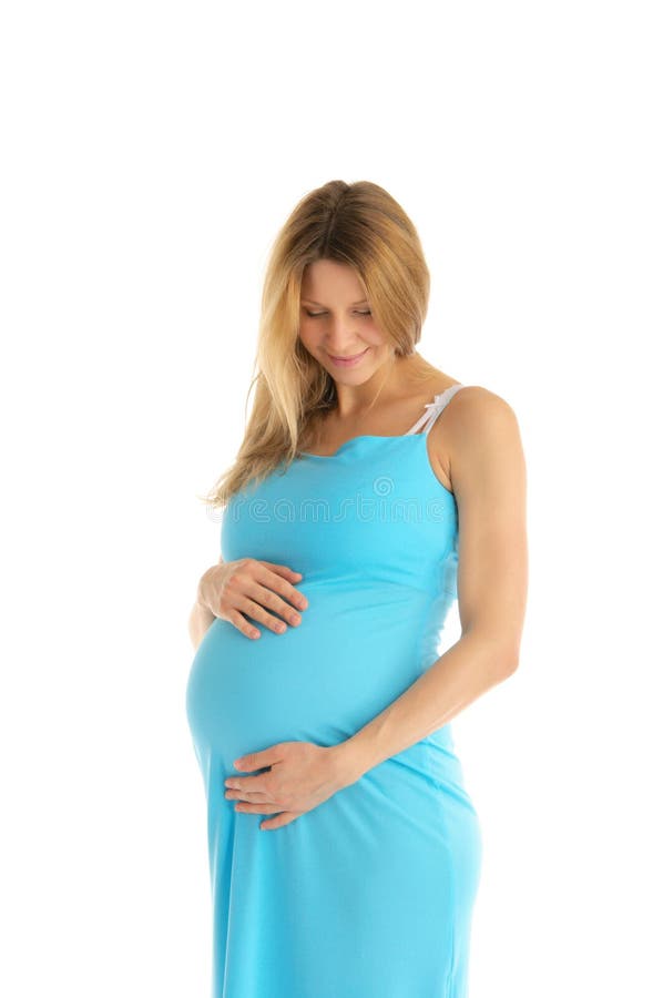 Happy pregnant woman