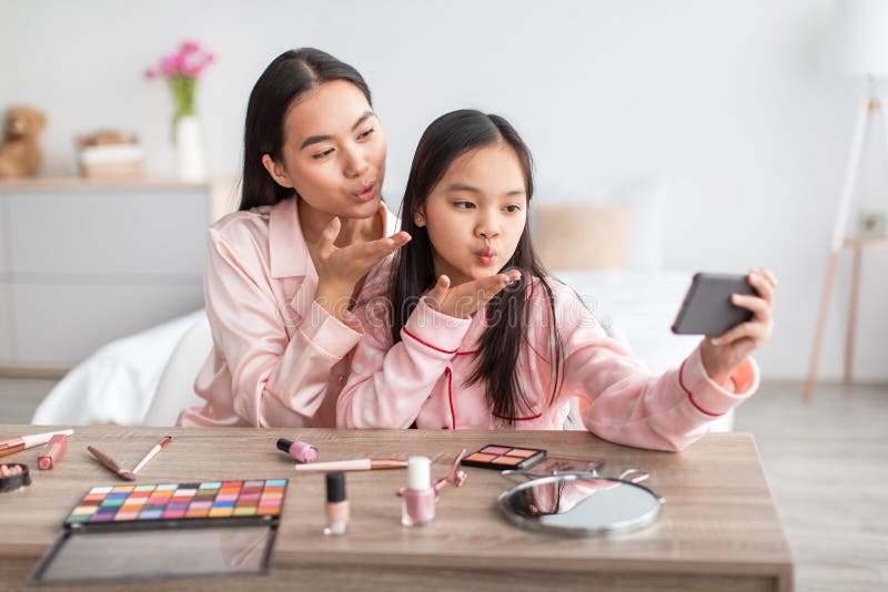 Girl Pajamas Selfie - Free & Stock Photos from Dreamstime