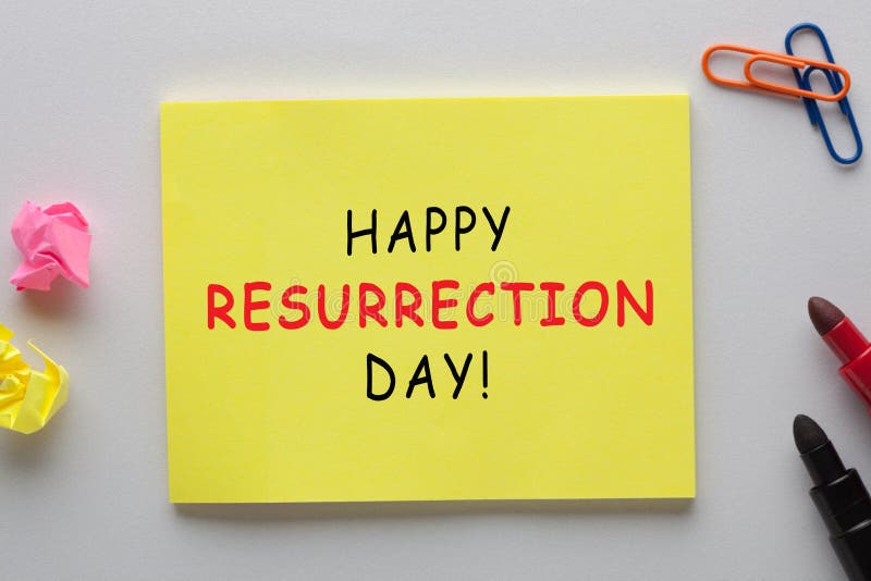 Happy Resurrection Day stock image. Image of holiday – 142626345