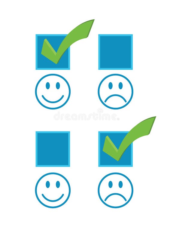 Happy Face Check Mark Stock Illustrations 443 Happy Face Check Mark