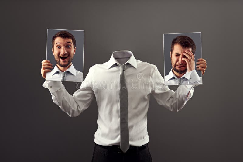 Happy or sad royalty free stock images