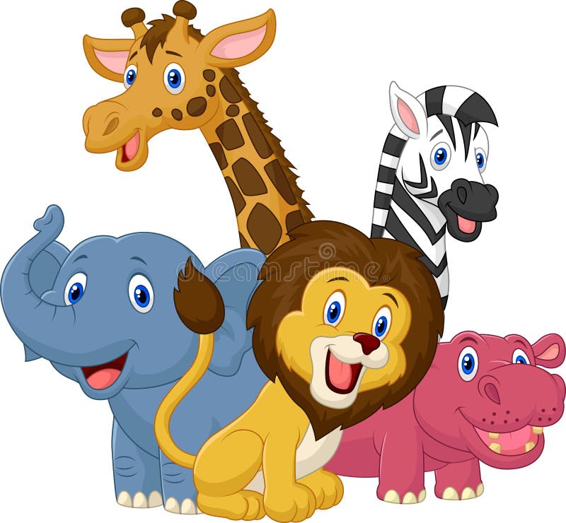 Jungle Animal Clipart, Baby Animals, Safari Clipart 