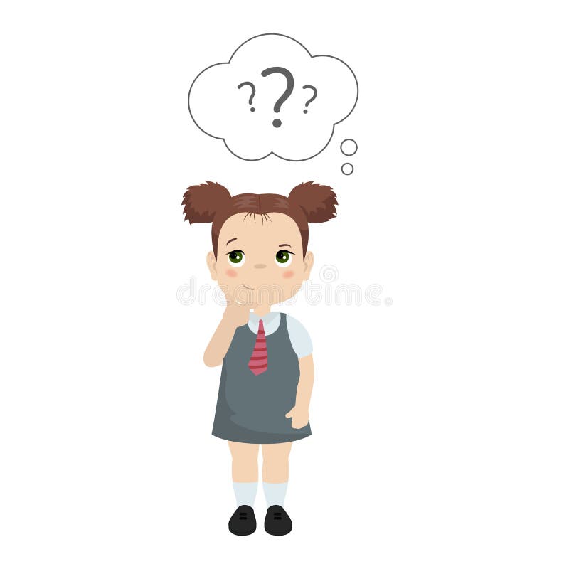 Confused Schoolgirl Stock Illustrations – 142 Confused Schoolgirl Stock  Illustrations, Vectors & Clipart - Dreamstime