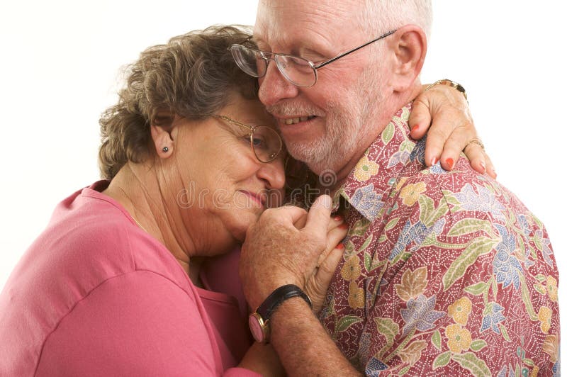 Happy Senior Couple Dancing