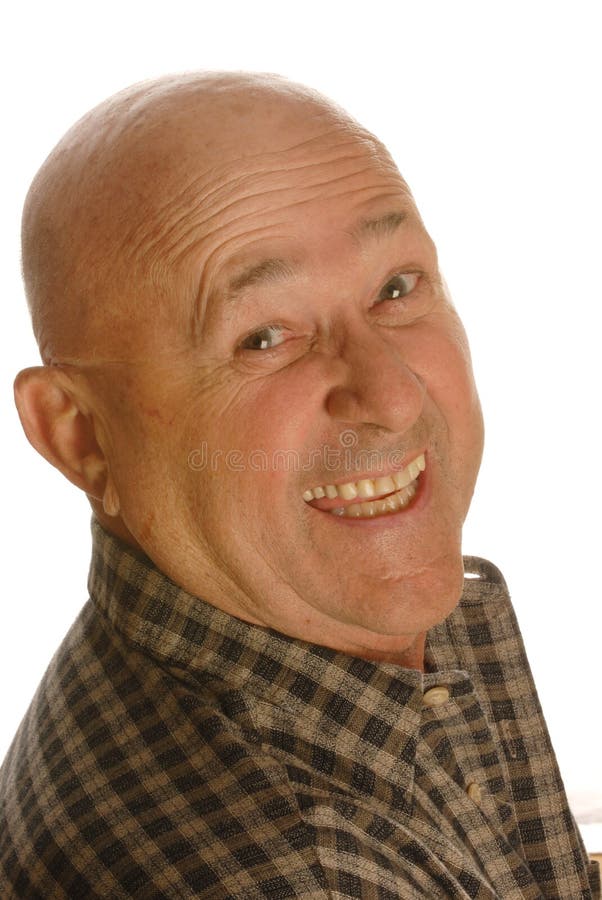 Happy senior man royalty free stock photos