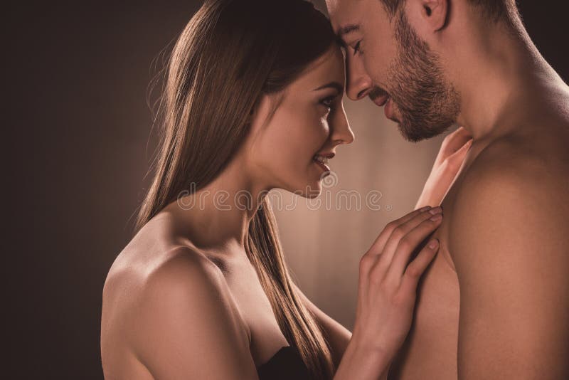 Happy Sensual Couple Hugging Together, Stock Photo - Image of sensuality,  relationship: 119804066