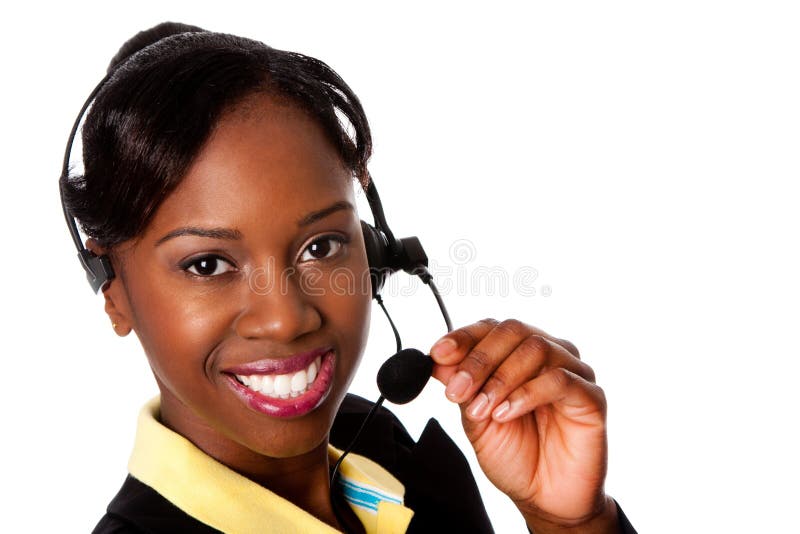 Happy Service Operator royalty free stock photography