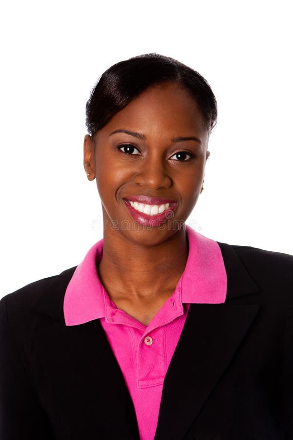 Happy smiling business woman stock photography