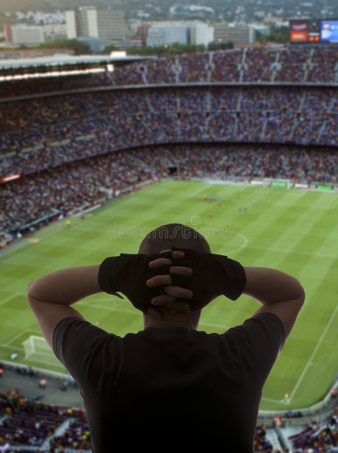 Happy soccer fans stock image. Image of full, happy, excitement 33335139