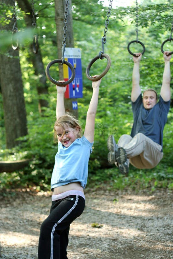 Happy sport with dad