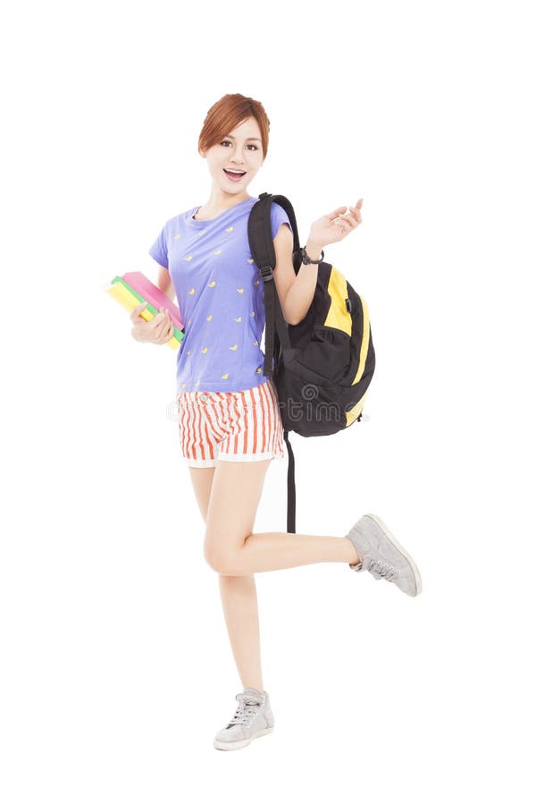 Happy Student with Thumb Up Stock Photo - Image of cute, school: 16889036