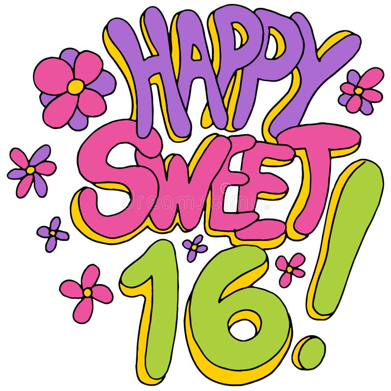 happy-sweet-sixteen-stock-vector-illustration-of-isolated-38725537