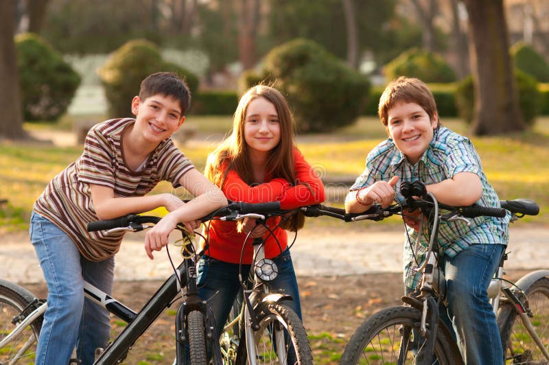 Happy Little Boy Riding a Bike Stock Image - Image of lifestyle