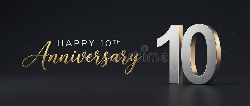Happy 10th Wedding Anniversary Stock Illustrations – 2,224 Happy