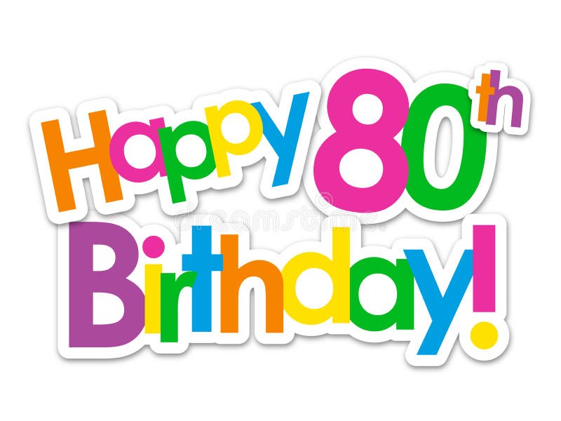 80th clipart