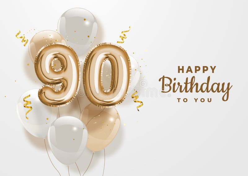 Happy 90th Birthday Background