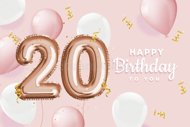 Free download 20th birthday background design Chỉ có tại trang web của chúng tôi