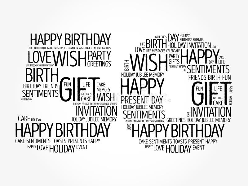 Happy 50th Birthday Word Cloud, Holiday Concept Background Stock Illustration - Illustration of cloud, funny: 216023371 Happy 50th Birthday Word Cloud, Holiday Concept Background Stock Illustration - Illustration of cloud, funny: 216023371