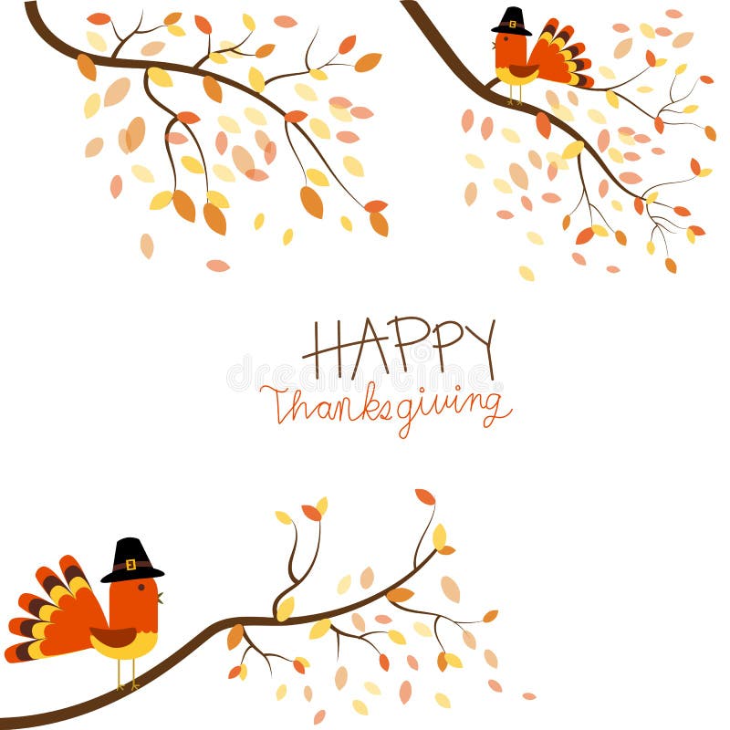 Happy Thanks Giving with Pilgrim and Red Indian Costume Stock Vector ...