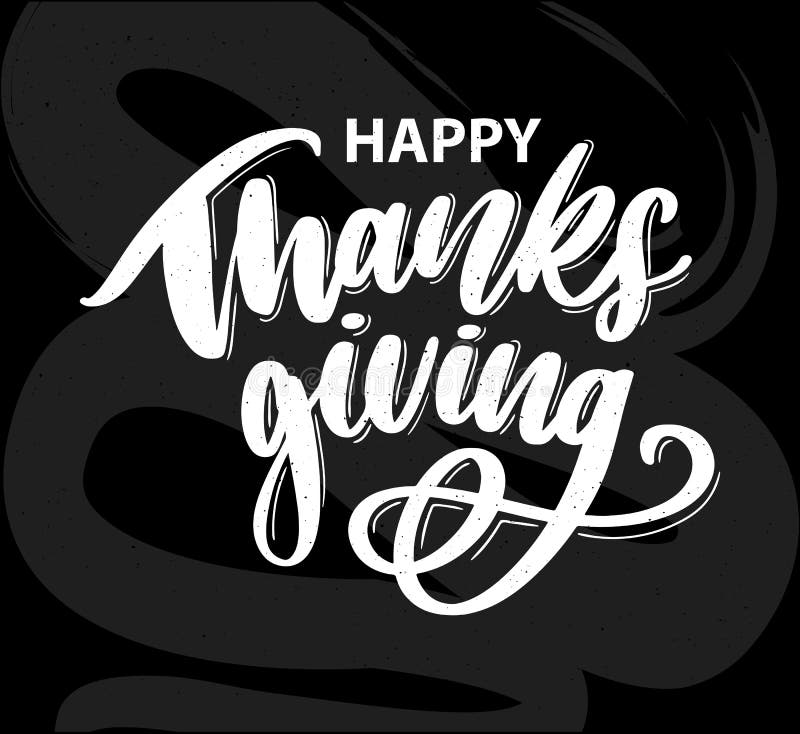 Vintage Vector Turkey Happy Thanksgiving Day Greeting 