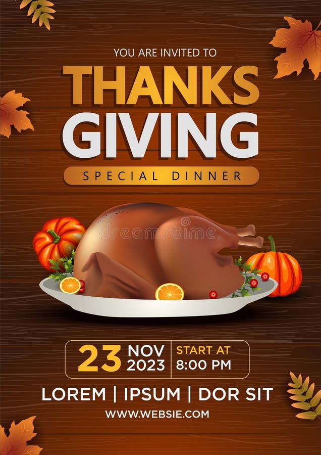 Happy Thanksgiving day template designs 2023