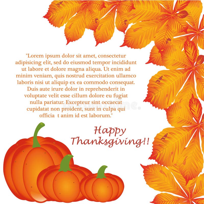 Happy thanksgiving vector illustration