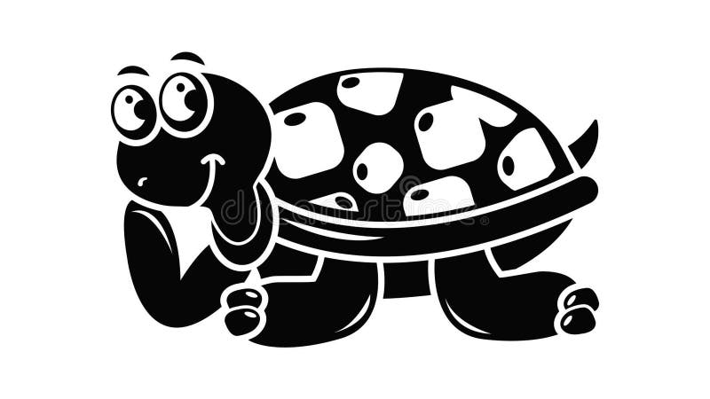 Happy turtle icon animation vector illustration