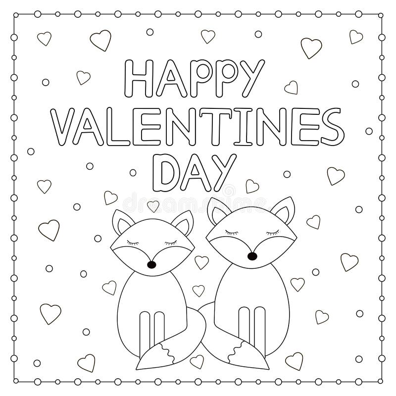 Valentine Coloring Page Stock Illustrations 2 477 Valentine