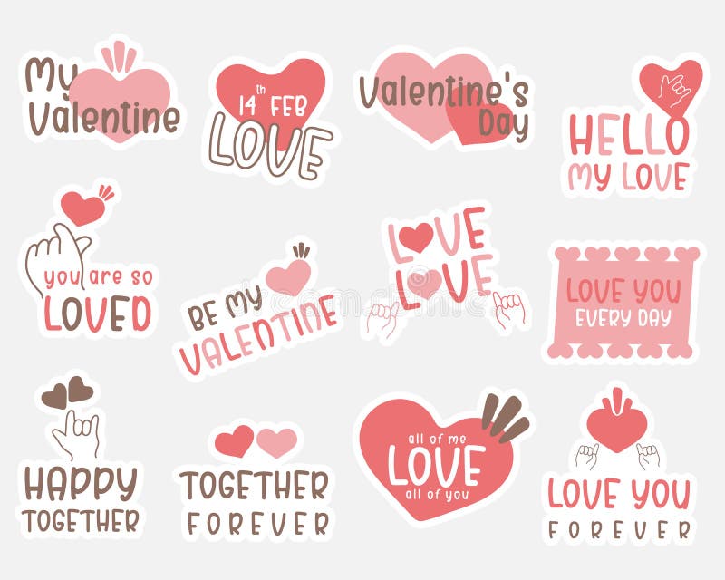 Romantic Stickers Scrapbook Stock Illustrations – 761 Romantic