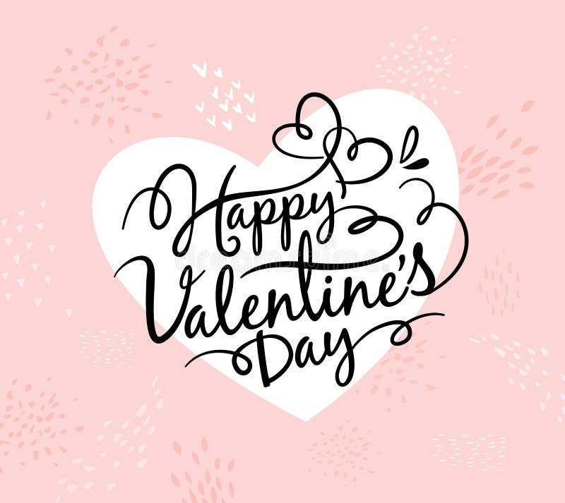 Happy Valentine`s Day vector illustration