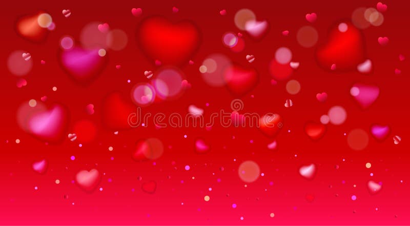 Happy valentines day hearts template greeting card vector illustration Happy valentines day hearts template greeting card vector illustration