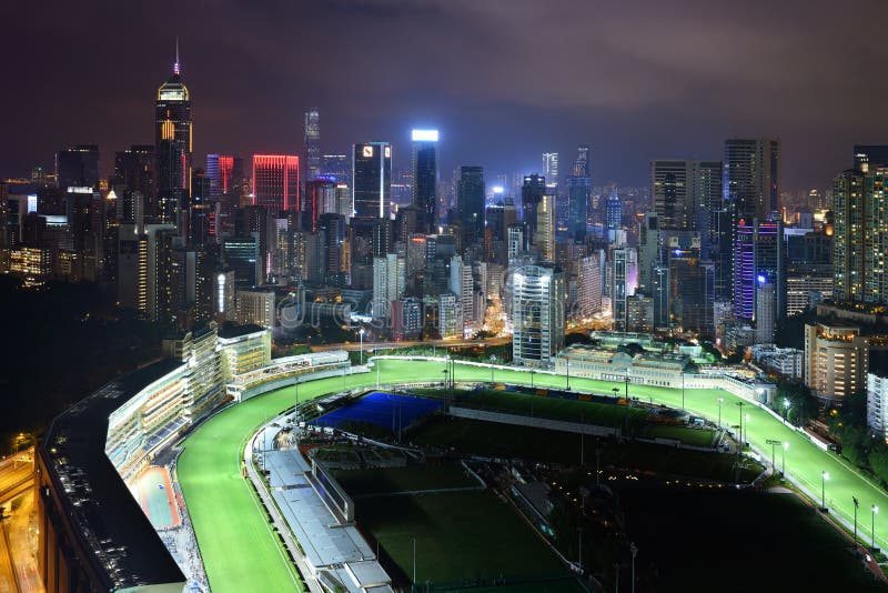 The Happy Valley Racecourse is one of two racecourses in Hong Kong used by the Hong Kong Jockey Club for horse racing meets, the other being the Sha Tin Racecourse. Races in Happy Valley usually take place on Wednesday nights. The Happy Valley Racecourse is one of two racecourses in Hong Kong used by the Hong Kong Jockey Club for horse racing meets, the other being the Sha Tin Racecourse. Races in Happy Valley usually take place on Wednesday nights.