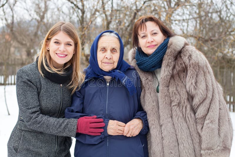 Happy Women in the Backyard Stock Image - Image of beautiful, home