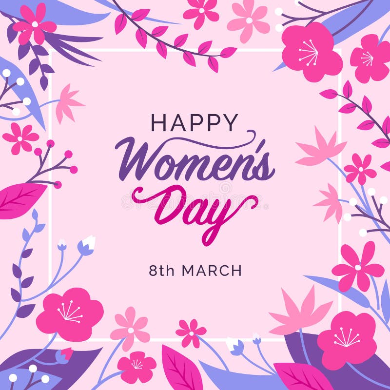 Happy women`s day holiday design