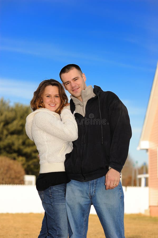 Happy young couple