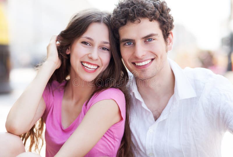 Happy young couple