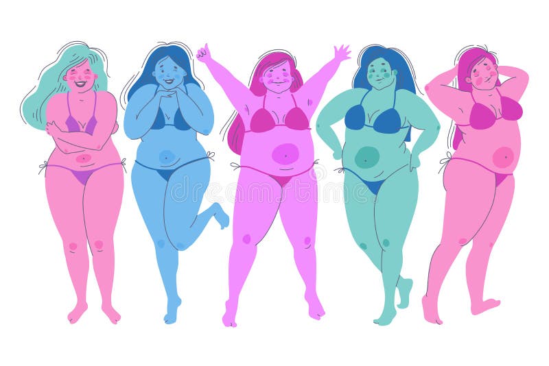 Fat Cartoon Girls Naked - Fatty Nude Stock Illustrations â€“ 10 Fatty Nude Stock Illustrations, Vectors  & Clipart - Dreamstime