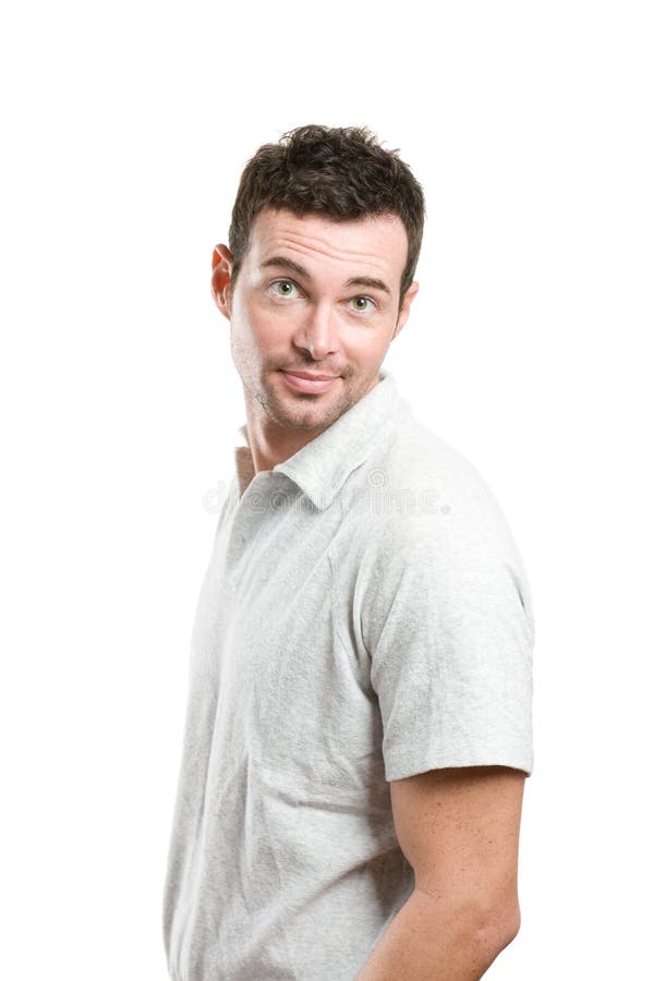 Happy young man royalty free stock photography